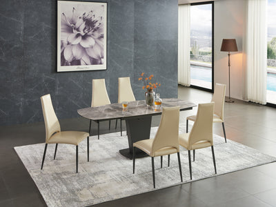 Stares 2417 DT 71" / 47" Wide Extendable Dining Table