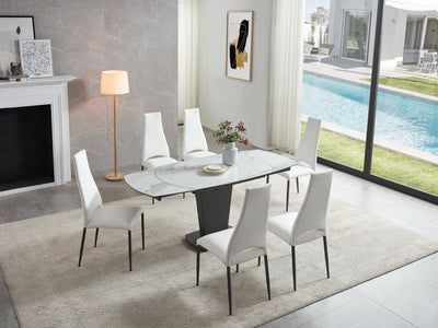 Stares 2417 DT 71" / 47" Wide Extendable Dining Table