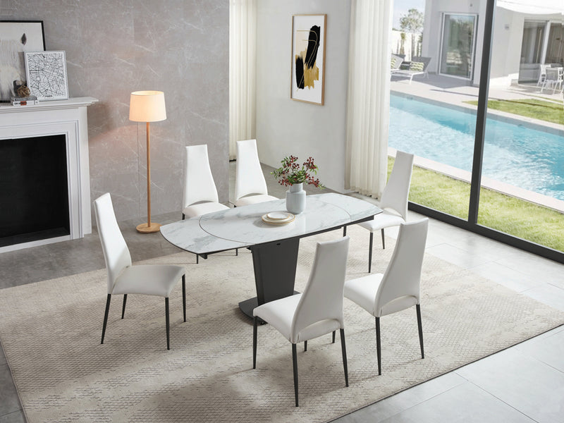 Stares 2417 DT 71" / 47" Wide Extendable Dining Table