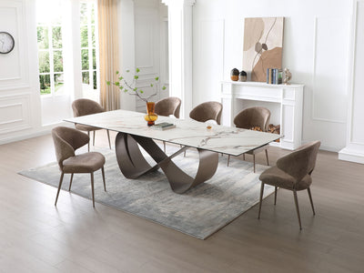 Stares 9305 DT 119" / 99" / 79" Wide Extendable Dining Table