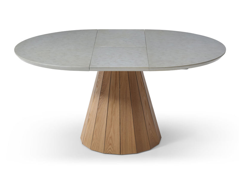 Stares 9493 DT 63" / 47" Wide Extendable Round Dining Table