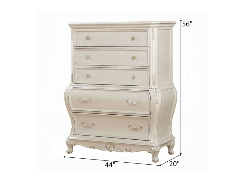 Chantelle 44" Wide 5 Drawer Chest