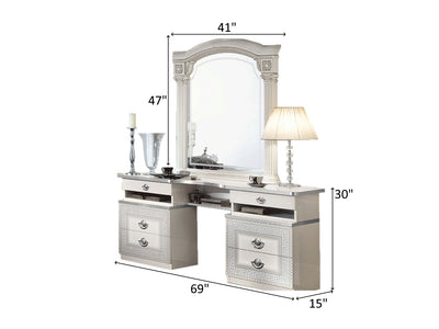 Aida 69" Wide Makup Vanity Set