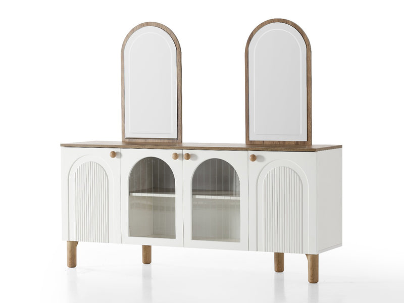 Bohem 4 Door Buffet With Mirror