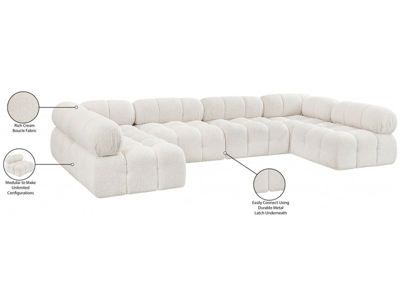 Ames 136" Wide U Sectional