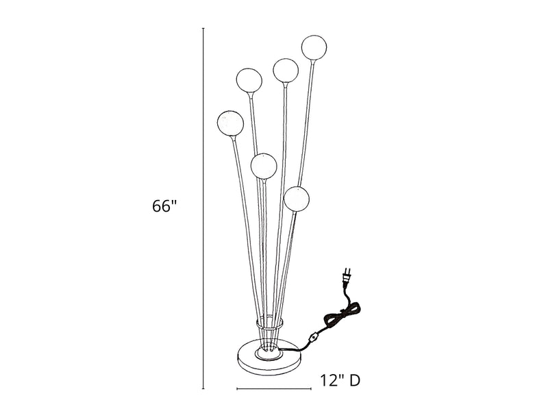 Anechdoche 66" Tall Floor Lamp