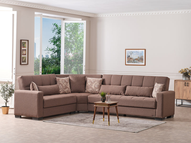 Armada 124" / 100" Wide Convertible Sectional