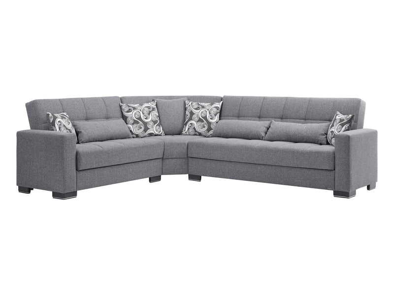 Armada 124" / 100" Wide Convertible Sectional