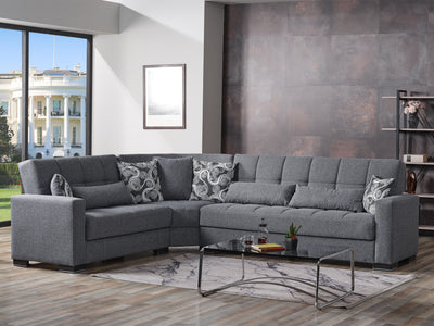 Armada 124" / 100" Wide Convertible Sectional