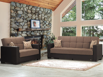 Armada Partial Leather Living Room Set