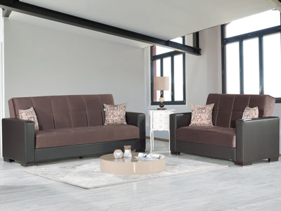 Armada Partial Leather Living Room Set