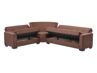 Armada 124" / 100" Wide Convertible Sectional