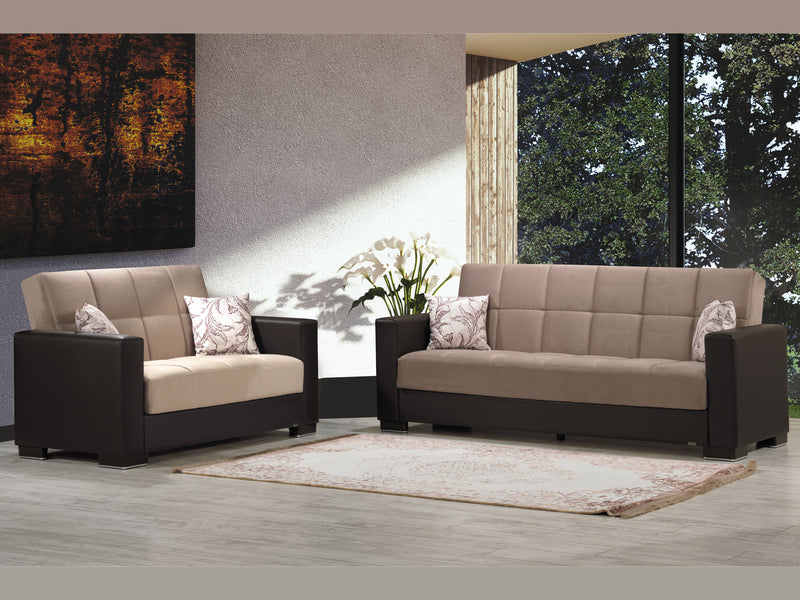 Armada Partial Leather Living Room Set