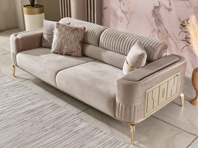 Armoni 90" Wide Square Arm Extendable Sofa