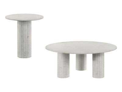 Astoria 44" Wide Marble Coffee Table