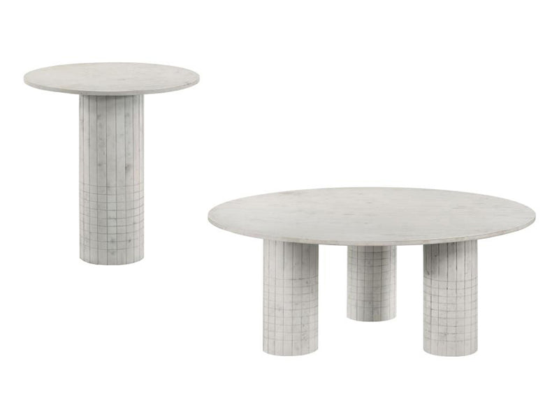Astoria 44" Wide Marble Coffee Table