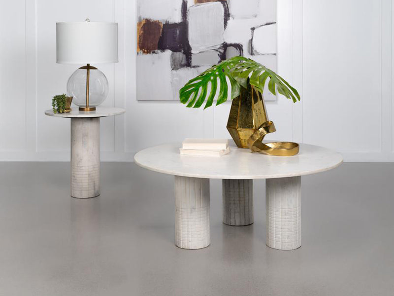 Astoria 44" Wide Marble Coffee Table