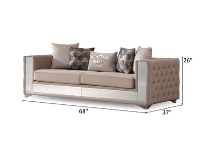 Austin Empi 68" Wide Tufted Loveseat