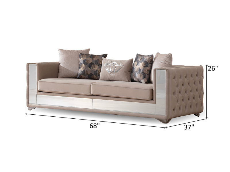 Austin Empi 68" Wide Tufted Loveseat