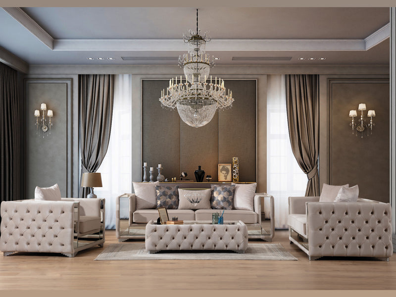 Austin Empi 68" Wide Tufted Loveseat