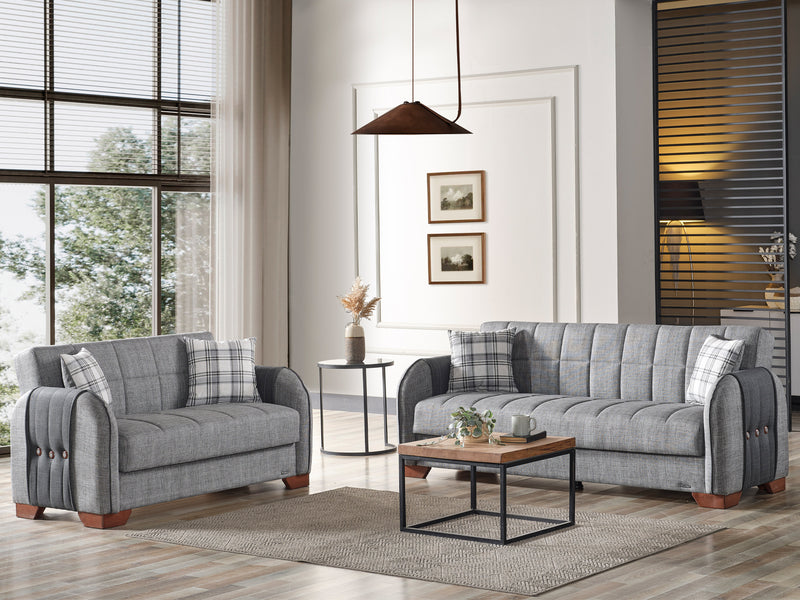 Barato Button 82.6" Wide Convertible Sofa