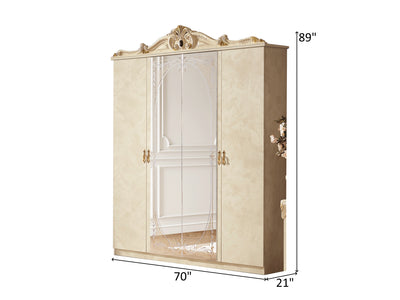 Barocco 70" Wide Wardrobe