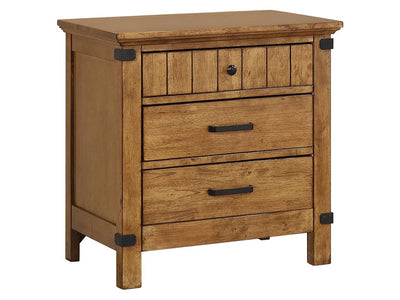 Brenner 28" Wide 3 Drawer Nightstand