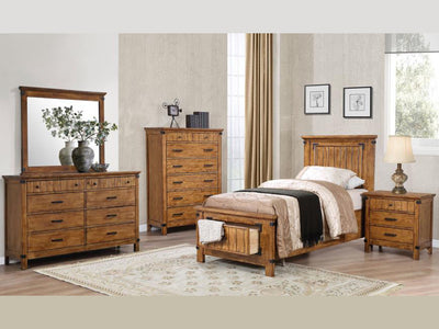 Brenner 66" Wide 8 Drawer Dresser With Mirror