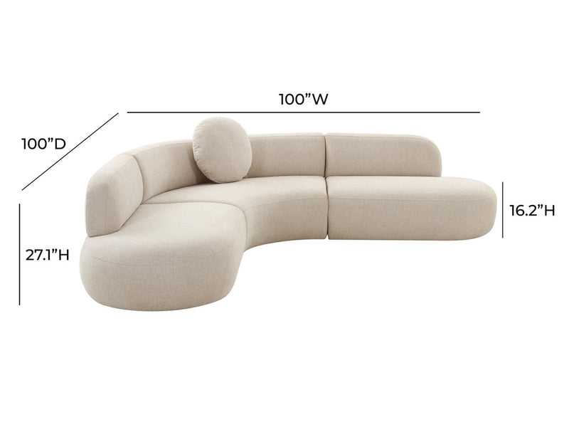 Broohah 100" Wide Sectional