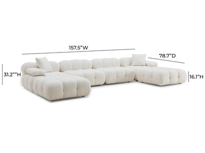 Calliope 157.5" Wide U Sectional