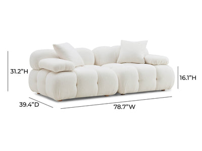 Calliope 79" Wide Loveseat