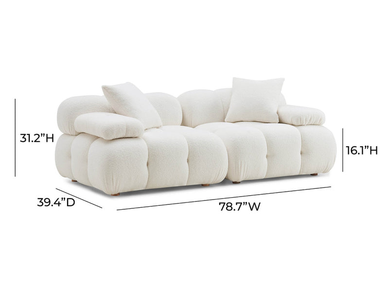 Calliope 79" Wide Loveseat