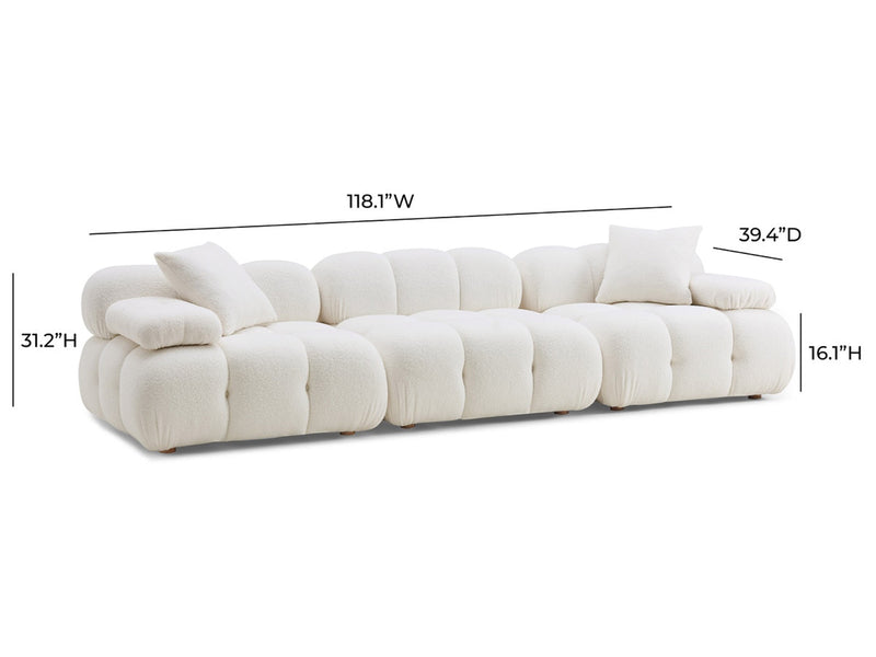 Calliope 118" Wide Modular Sofa