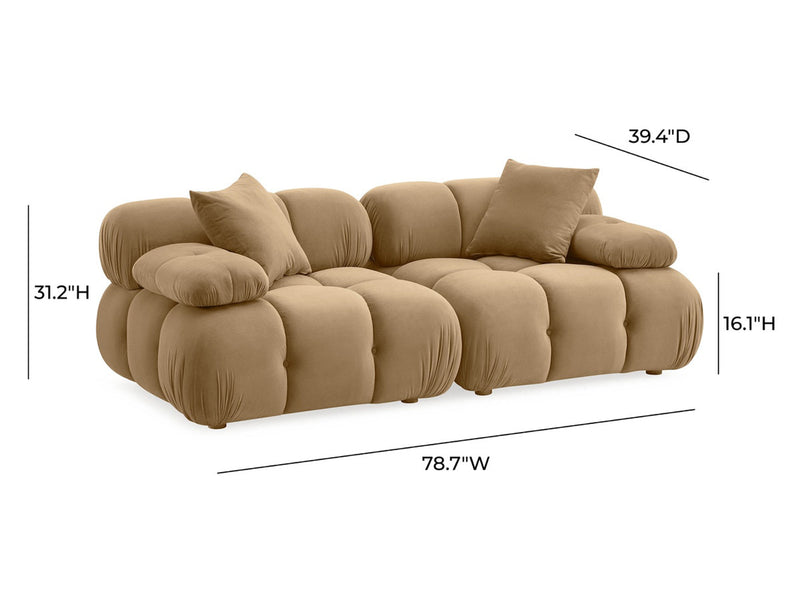 Calliope 79" Wide Loveseat