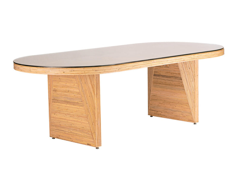 Caren 94.5" Wide 6-8 Person Dining Table