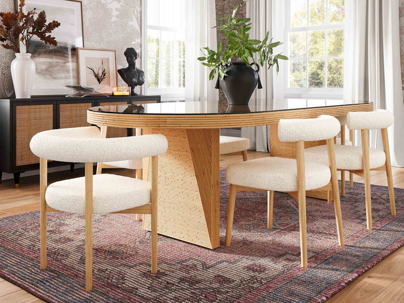 Caren DT - Spara DC 6-8 Person Dining Room Set