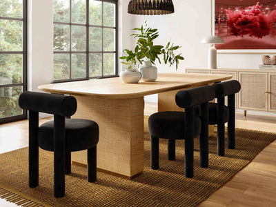 Akiba DT - Carmel DC 6-8 Person Dining Room Set