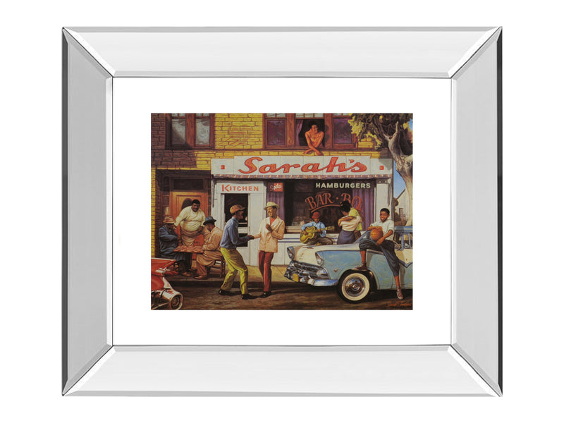 Classy 353 26" Wide Mirror Frame Wall Art