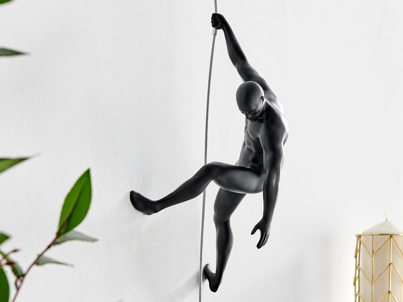 Climbing Couple Wall Sculpture