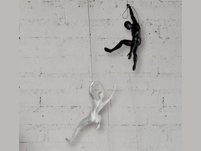 Climbing Couple Wall Sculpture