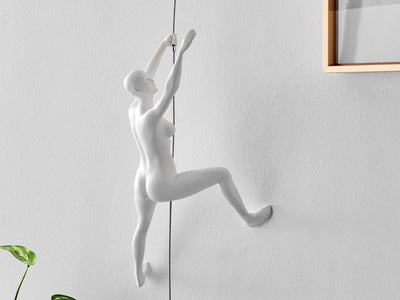 Climbing Couple Wall Sculpture