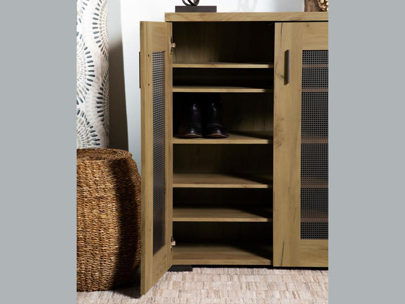 Bristol 31.5" Wide 6-Shelf Shoe Cabinet