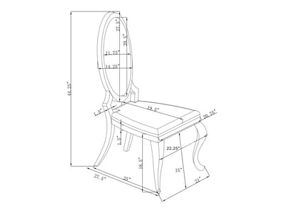 Antoine Anchorage 6 Person Dining Room Set