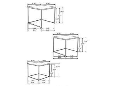 Belcourt 20.7" Tall Nesting Table