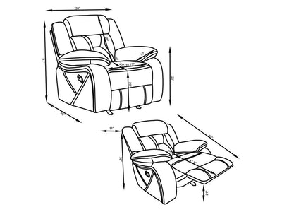 Higgins 39" Wide Recliner Armchair