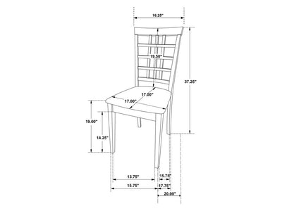 Kelso 17" Wide Dining Chair (Set of 2)