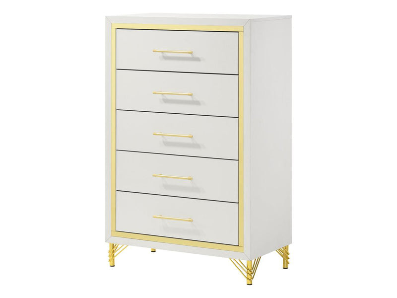 Lucia 31.5" Wide 5 Drawer Chest