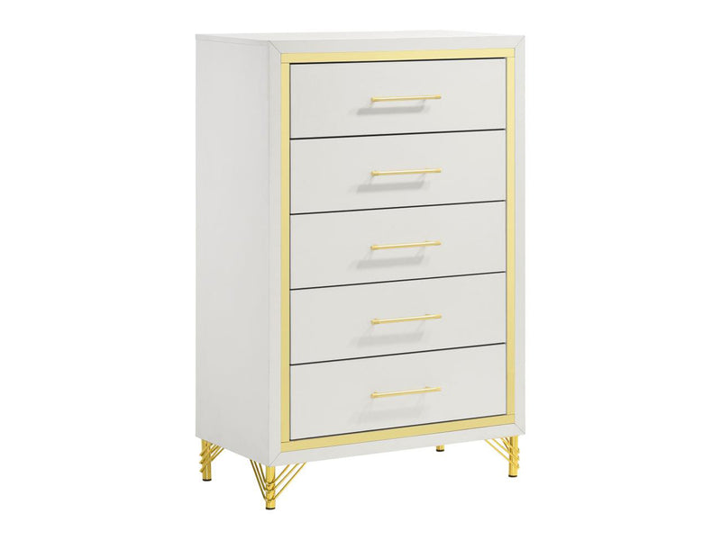 Lucia 31.5" Wide 5 Drawer Chest