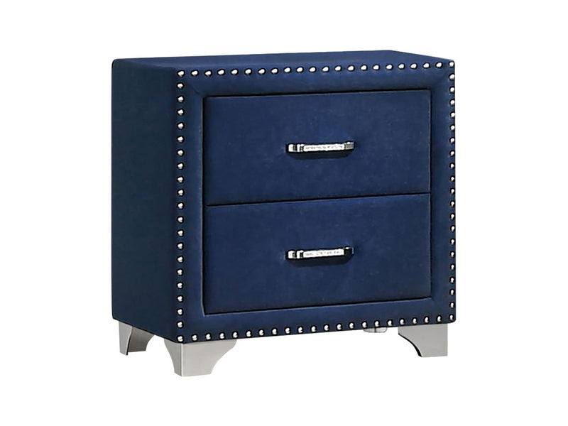 Melody 25.5" Tall 2 Drawer Nightstand