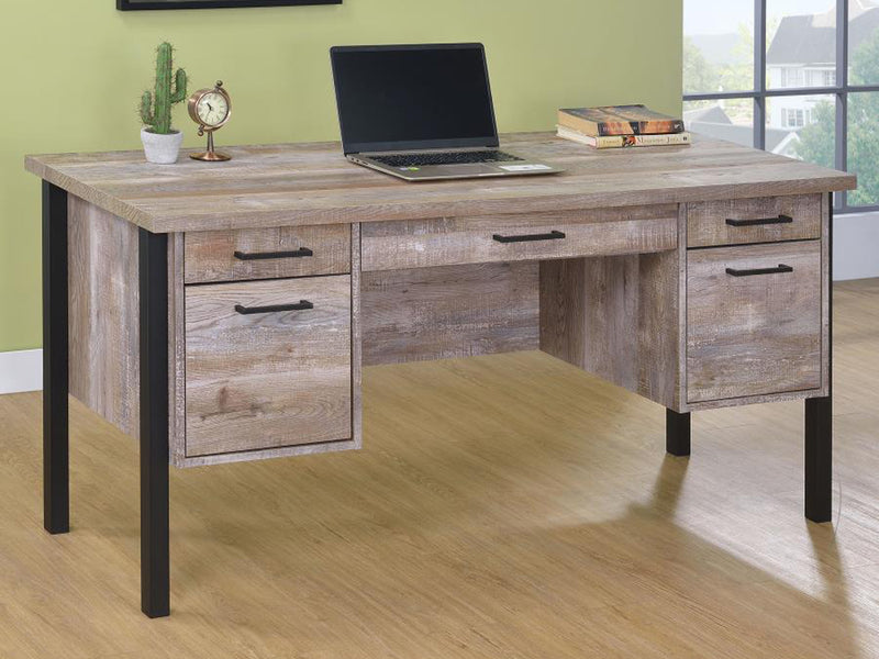 Samson 60" Wide 5 Drawer Desk